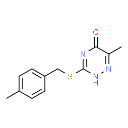 6-Methyl-3-[(4-methylbenzyl)thio]-1,2,4-triazin-5(2H)-one picture