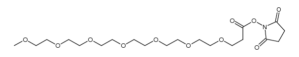 m-PEG7-NHS ester structure