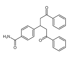 4-(1,5-dioxo-1,5-diphenylpentan-3-yl)benzamide结构式