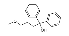 4-Methoxy-1,1-diphenyl-butan-1-ol结构式