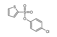 (4-chlorophenyl) thiophene-2-sulfonate Structure