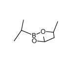 2-isopropyl-4,6-dimethyl-1,3,2-dioxaborinane结构式