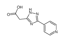 (5-pyridin-4-yl-4H-1,2,4-triazol-3-yl)acetic acid(SALTDATA: H2O) structure