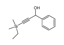 1-phenyl-3-dimethyl(ethyl)silyl-2-propyn-1-ol Structure