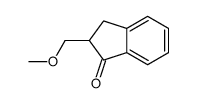 2-(methoxymethyl)-2,3-dihydroinden-1-one结构式