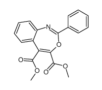 dimethyl 2-phenyl-3,1-benzoxazepine-4,5-dicarboxylate Structure