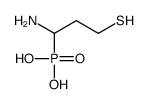(1-amino-3-sulfanylpropyl)phosphonic acid Structure