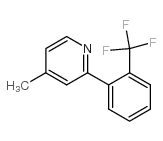 4-methyl-2-(2-trifluoromethyl-phenyl)-pyridine结构式