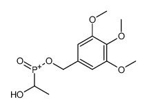 1-hydroxyethyl-oxo-[(3,4,5-trimethoxyphenyl)methoxy]phosphanium Structure