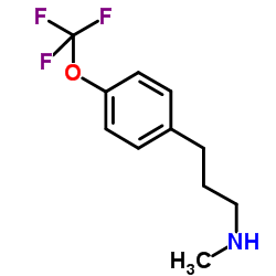 N-Methyl-3-[4-(trifluoromethoxy)phenyl]-1-propanamine Structure