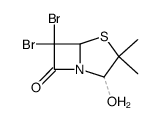 dibromo-6,6 dimethyl-2,2 hydroxy-3 penam Structure