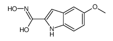 N-hydroxy-5-methoxy-1H-indole-2-carboxamide Structure