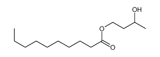 3-hydroxybutyl decanoate结构式