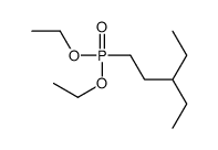 1-diethoxyphosphoryl-3-ethylpentane结构式