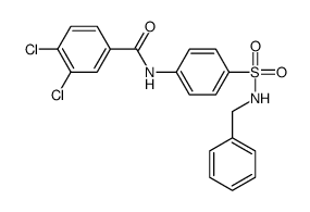 N-[4-(benzylsulfamoyl)phenyl]-3,4-dichlorobenzamide Structure