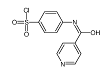 4-(pyridine-4-carbonylamino)benzenesulfonyl chloride结构式