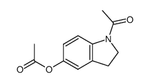 1-acetylindolin-5-yl acetate结构式