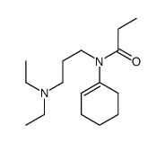 N-(cyclohexen-1-yl)-N-[3-(diethylamino)propyl]propanamide Structure