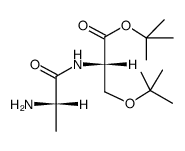 H-Ala-Ser(tBu)-OtBu结构式