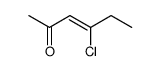 4-chlorohex-3-en-2-one结构式