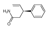 (S)-(-)-3-phenyl-4-pentenamide结构式