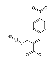 methyl 2-(azidomethyl)-3-(4-nitrophenyl)prop-2-enoate Structure