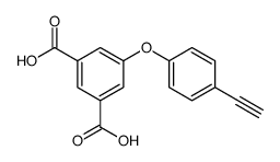 5-(4-ethynylphenoxy)benzene-1,3-dicarboxylic acid结构式