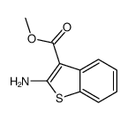 methyl 2-amino-1-benzothiophene-3-carboxylate结构式