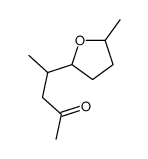 4-(tetrahydro-5-methyl-2-furyl)pentan-2-one结构式