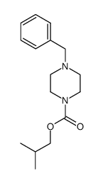 isobutyl 4-benzylpiperazine-1-carboxylate结构式