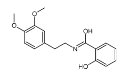 N-[2-(3,4-dimethoxyphenyl)ethyl]-2-hydroxybenzamide结构式