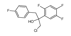 1-chloro-2-(2,4,5-trifluorophenyl)-3-(4-fluorophenyl)propan-2-ol Structure