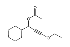 3-acetoxy-3-cyclohexyl-1-ethoxy-1-propyne Structure