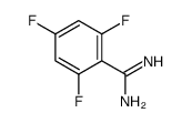 2,4,6-Trifluoro-benzamidine Structure