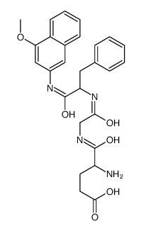 4-amino-5-[[2-[[1-[(4-methoxynaphthalen-2-yl)amino]-1-oxo-3-phenylpropan-2-yl]amino]-2-oxoethyl]amino]-5-oxopentanoic acid Structure