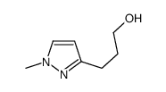 3-(1-Methyl-1H-pyrazol-3-yl)-1-propanol结构式