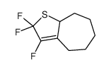 2,2,3-trifluoro-4,5,6,7,8,8a-hexahydrocyclohepta[b]thiophene结构式