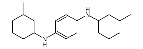 1-N,4-N-bis(3-methylcyclohexyl)benzene-1,4-diamine Structure