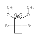 1,2-Cyclobutanedicarboxylicacid, 1,2-dibromo-, dimethyl ester, trans- (8CI,9CI) picture