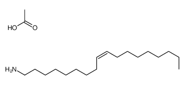 (Z)-octadec-9-enylammonium acetate structure
