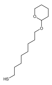 8-(oxan-2-yloxy)octane-1-thiol结构式