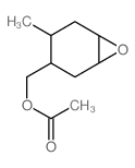 7-Oxabicyclo[4.1.0]heptane-3-methanol,4-methyl-, 3-acetate structure