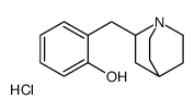 2-(1-azabicyclo[2.2.2]octan-2-ylmethyl)phenol,hydrochloride结构式