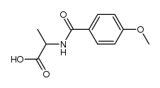 N-p-anisoyl alanine结构式