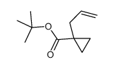 tert-butyl 1-prop-2-enylcyclopropane-1-carboxylate结构式