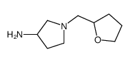 1-(tetrahydrofuran-2-ylmethyl)pyrrolidin-3-amine结构式