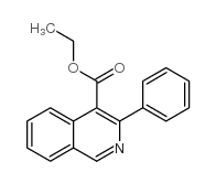 ETHYL 3-PHENYL-4-ISOQUINOLINECARBOXYLATE结构式