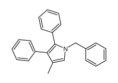 1-benzyl-4-methyl-2,3-diphenylpyrrole Structure