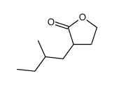 3-(2-methylbutyl)oxolan-2-one结构式