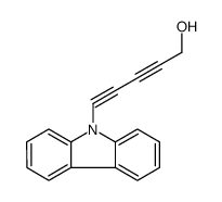 5-carbazol-9-ylpenta-2,4-diyn-1-ol Structure